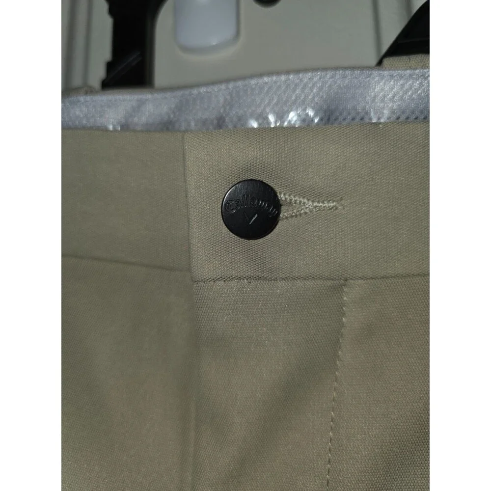 Callaway New Golf Pants Mens 36x30 Pro Spin 2.0 Straight Leg Relaxed Taupe